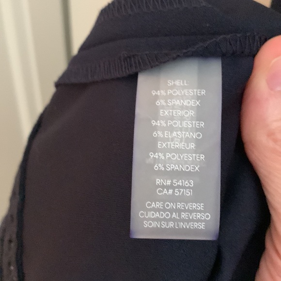 Calvin Klein A-line dress, navy, size 2 - Picture 4 of 9